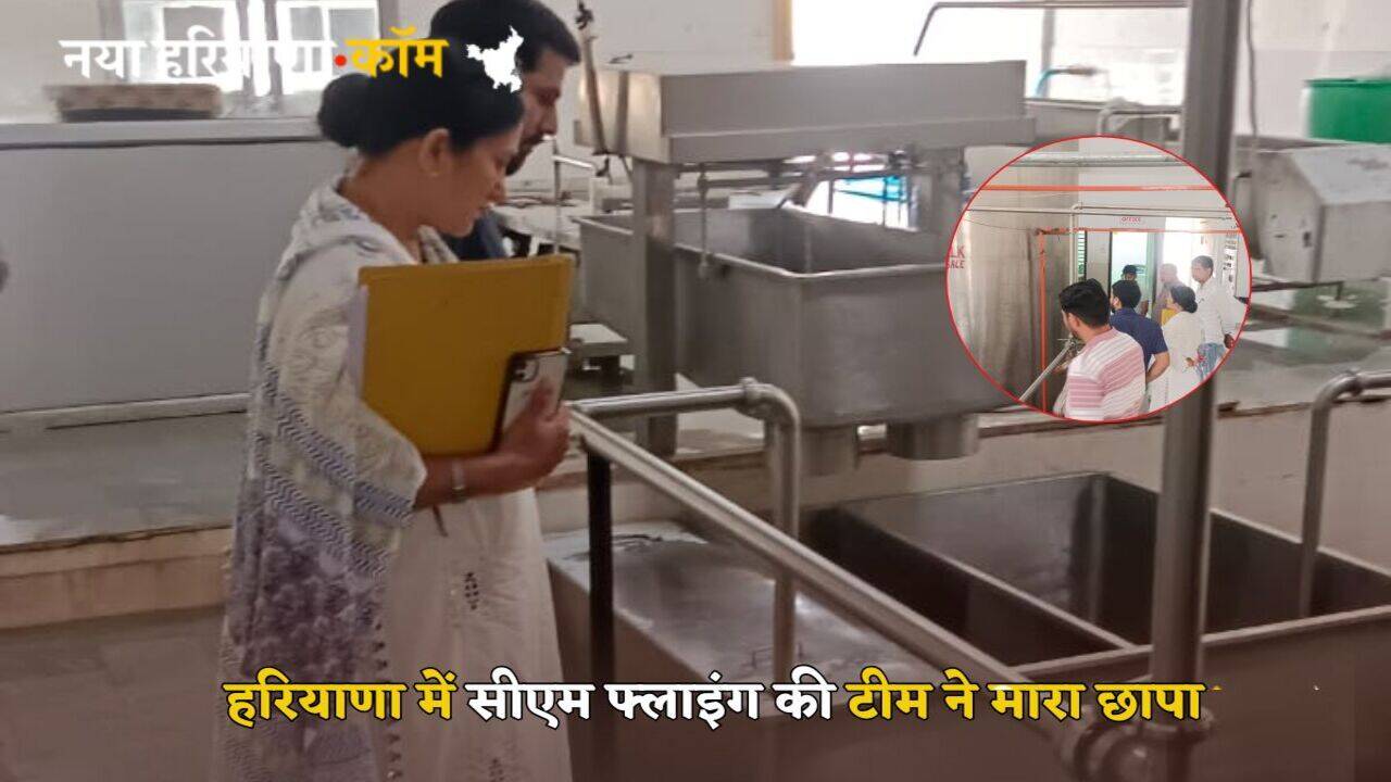 Haryana News: हरियाणा में सीएम फ्लाइंग ने मारा छापा, दूध के प्लांट से बरामद की ये चीज