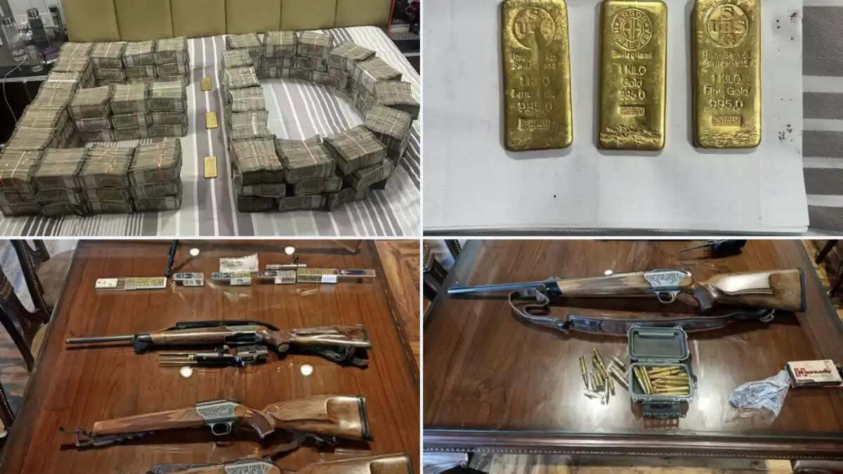 ED Raids: इनेलो से पूर्व विधायक दिलबाग सिंह के ठिकानों से मिले 5 करोड़ कैश, अवैध विदेशी हथियार, 300 कारतूस, 4/5 किलो सोना