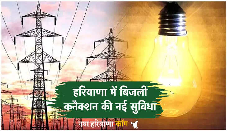 हरियाणा में बिजली कनैक्शन की नई सुविधा: कागजी झंझट कम, काम तेज!