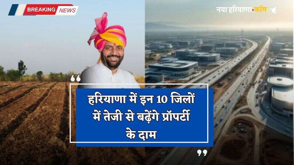Haryana Property Price Hike: हरियाणा में इन 10 जिलों में तेजी से बढ़ेंगे प्रॉपर्टी के दाम, सैनी सरकार ने लिया बड़ा फैसला