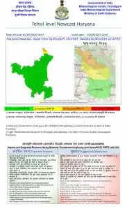 Haryana Weather Update: हरियाणा के इन हिस्सों में होगी बारिश, मौसम विभाग ने अभी-अभी जारी किया अलर्ट