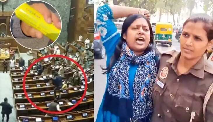 Parliament Security Breach : नई संसद की हाई टैक सिक्योरिटी फेल, संसद के बाहर हरियाणा की लड़की की नारेबाजी, जानिए कौन कहां से?