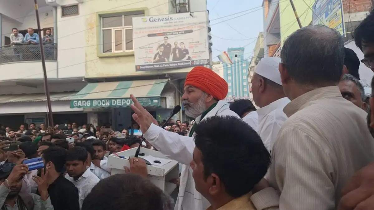 Haryana News : हरियाणा-पंजाब के किसानों के प्रदर्शन का दूसरा दिन, राकेश टिकैत बोले- मांग नहीं मानी तो होगा आंदोलन, ये है किसानों की मांग
