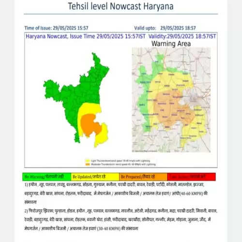 Weather: हरियाणा में आफत बनेगा मौसम, आज तेज आंधी के साथ होगी भारी बारिश, विभाग ने अलर्ट किया जारी