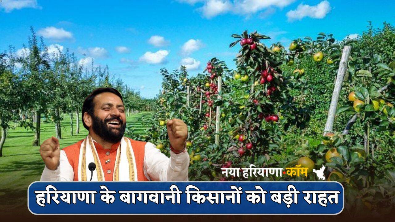 Haryana : हरियाणा के बागवानी किसानों को बड़ी राहत, सरकार ने कर दिया ये ऐलान