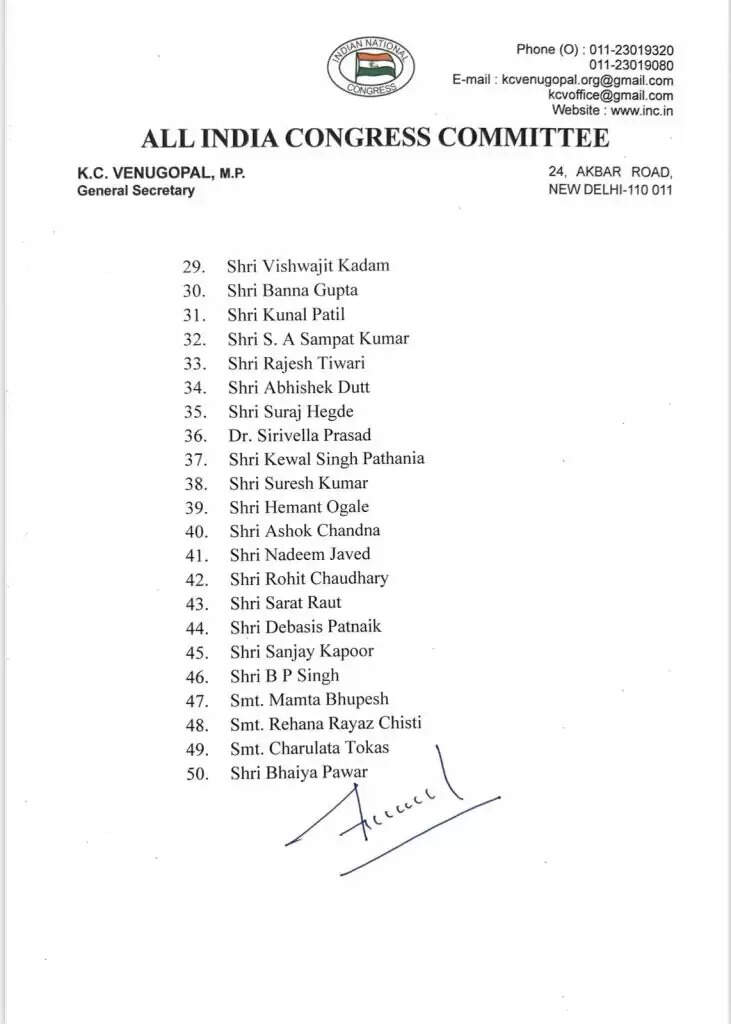 Haryana News: हरियाणा में कांग्रेस ने नियुक्त किए 21 AICC पर्यवेक्षक, ये रही लिस्ट