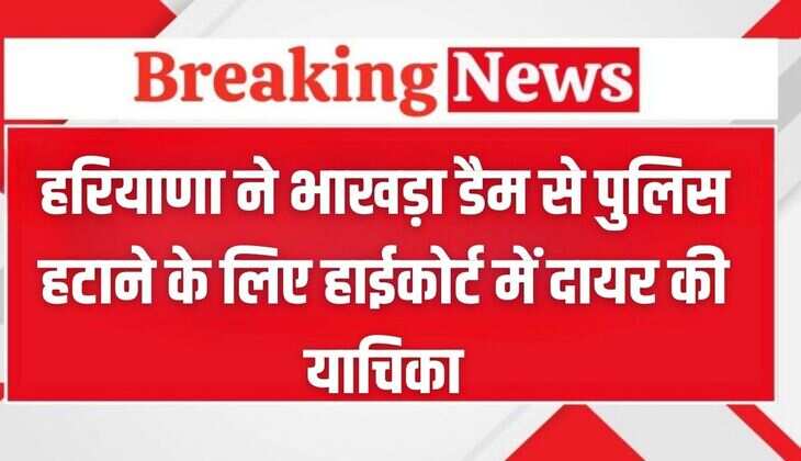 Haryana News: हरियाणा और पंजाब के बीच पानी को लेकर विवाद जारी, नंगल डैम से पुलिस हटाने के लिए हाईकोर्ट में दायर हुई  याचिका