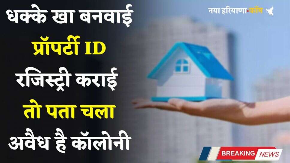 Haryana: धक्के खा बनवाई प्रॉपर्टी ID, रजिस्ट्री कराई तो पता चला अवैध है कॉलोनी, अब हुआ ये...