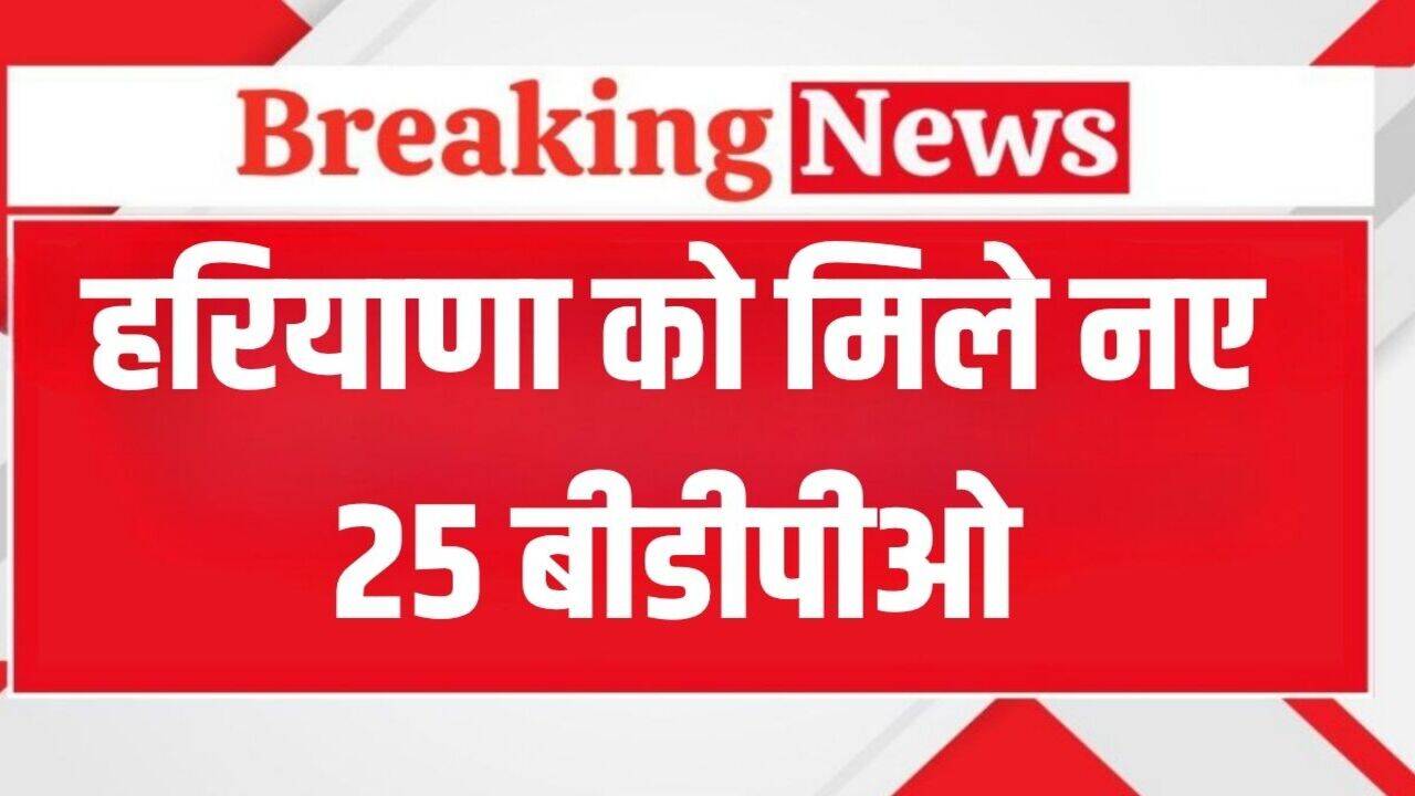 Haryana News: हरियाणा को मिले नए 25 बीडीपीओ, सीएम सैनी ने सौंपे नियुक्ति पत्र