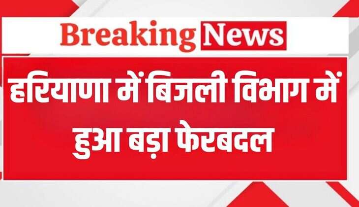 Haryana Transfer: हरियाणा में बिजली विभाग में हुआ बड़ा फेरबदल, इन अधिकारियों का हुआ तबादला, फटाफट देखें लिस्ट