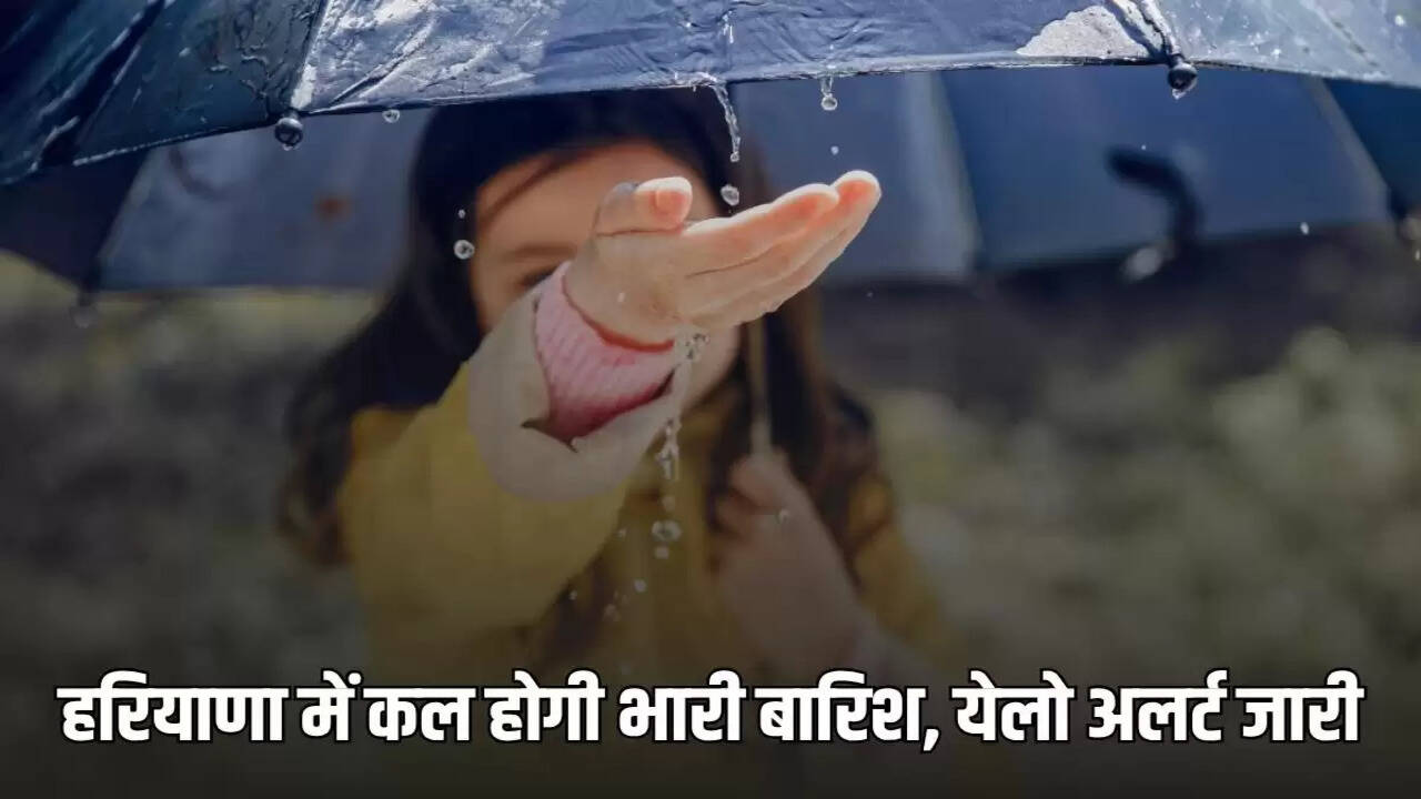 There will be heavy rain in these districts of Haryana tomorrow