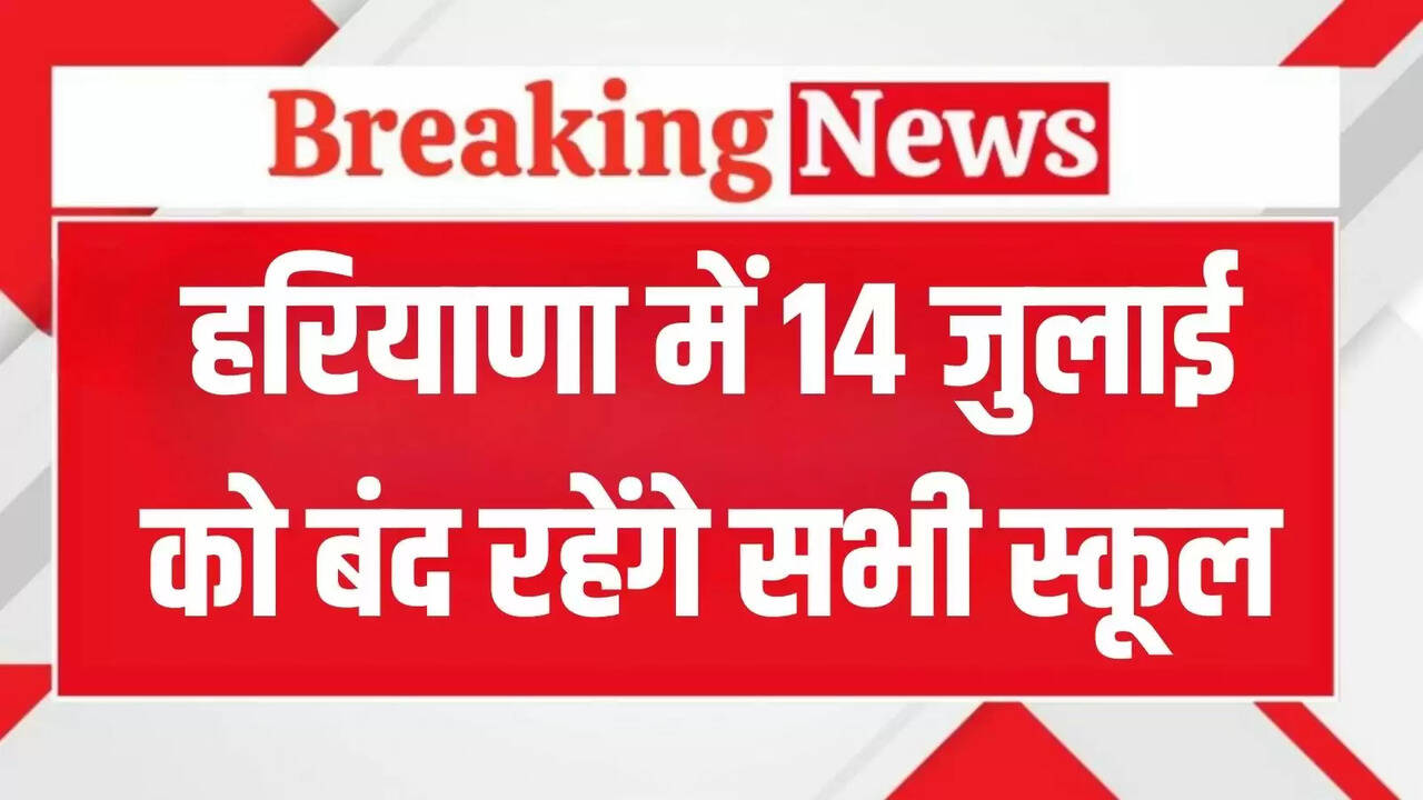 All schools will remain closed in this district of Haryana on July 14