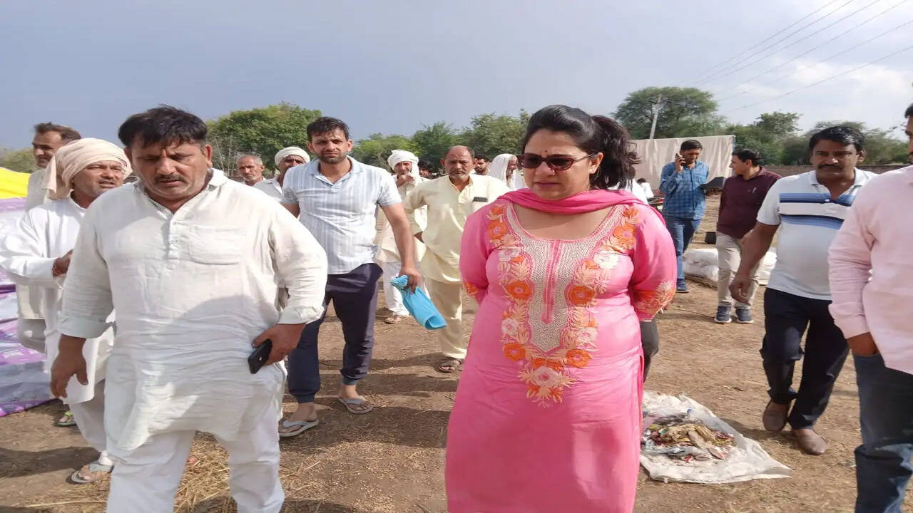 एसडीएम रेणुका नांदल ने बेरी अनाज मंडी में गेहूं खरीद तैयारियों को लेकर आढ़तियों और खरीद एजेंसियों के साथ की बैठक