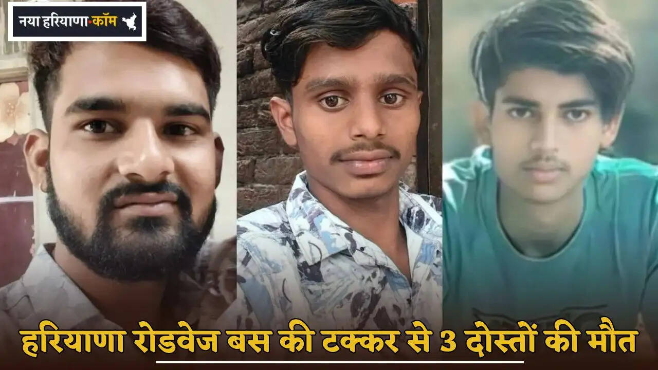 3 Friends Die After Being Hit by Haryana Roadways Bus