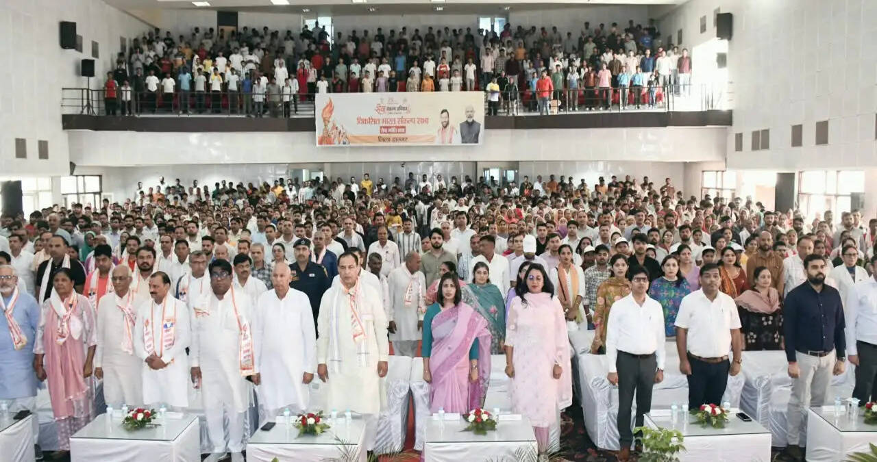 &nbsp;विकसित भारत संकल्प सभा (ज्योति यात्रा) का झज्जर में हुआ भव्य आयोजन