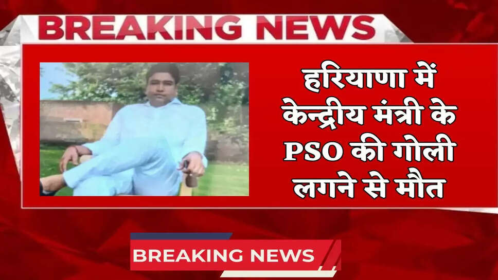 Haryana News: हरियाणा में केन्द्रीय मंत्री के PSO की मौत, सर्विस रिवॉल्वर की सफाई करके समय चली गोली