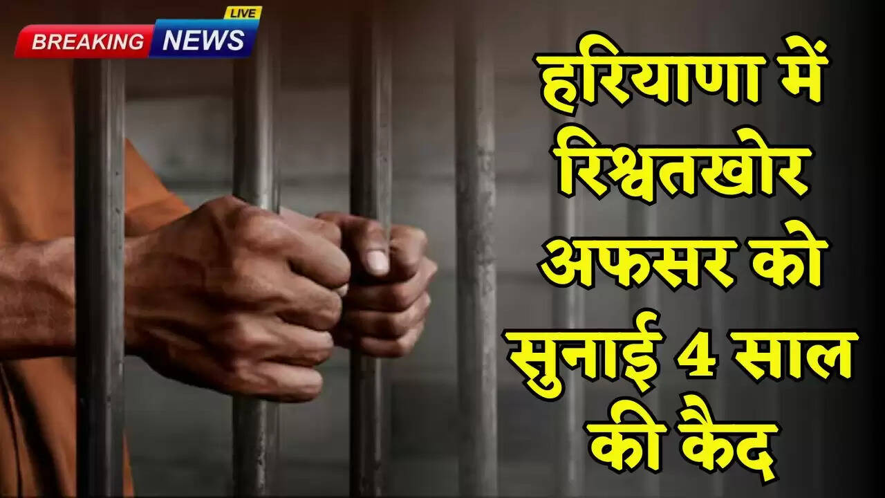 Bribe-taking officer in Haryana sentenced to 4 years imprisonment