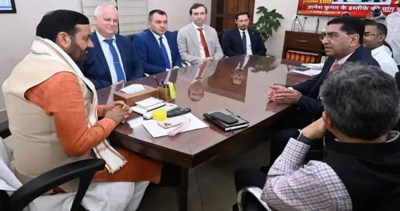मुख्यमंत्री नायब सिंह सैनी से रूस के उच्च स्तरीय प्रतिनिधिमंडल ने की मुलाकात, उन्नत ड्रोन तकनीक में भारत-रूस संयुक्त उद्यमों की संभावनाओं पर हुई चर्चा