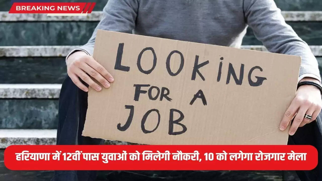 12th pass youth will get jobs in Haryana, employment fair will be held on 10th
