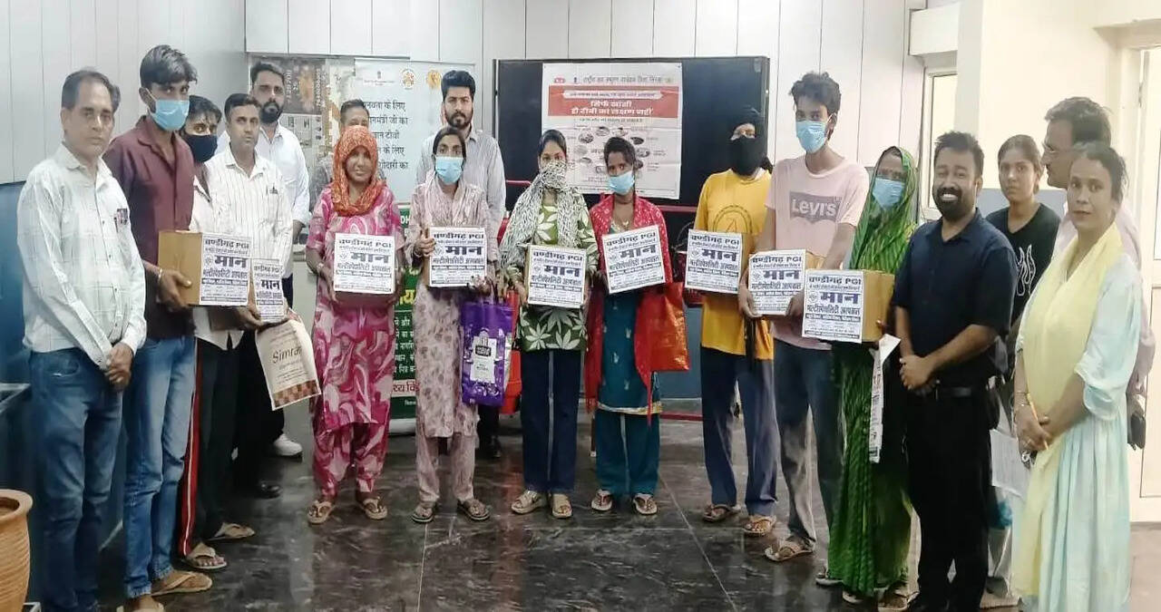 निक्षय मित्र पहल के तहत टीबी मरीजों को मिली 300 पोषण किट