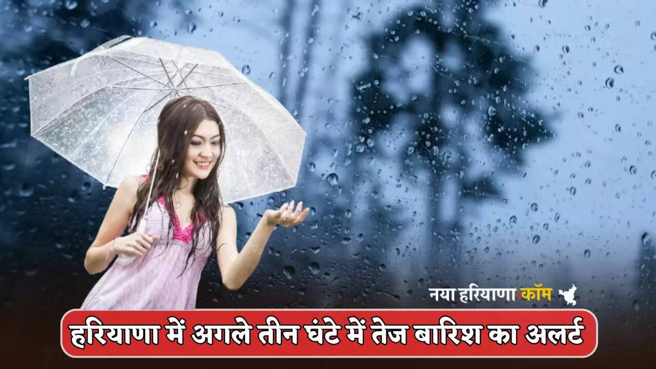 Heavy rain warning in Haryana in next three hours