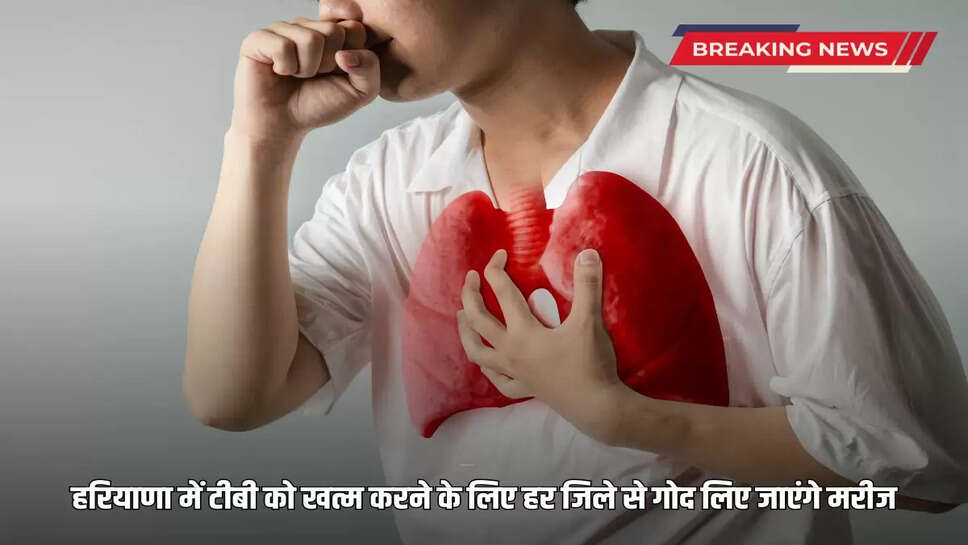  To eliminate TB in Haryana, patients will be adopted from every district