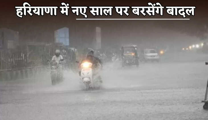 Rain is expected in Haryana on New Year's Day.
