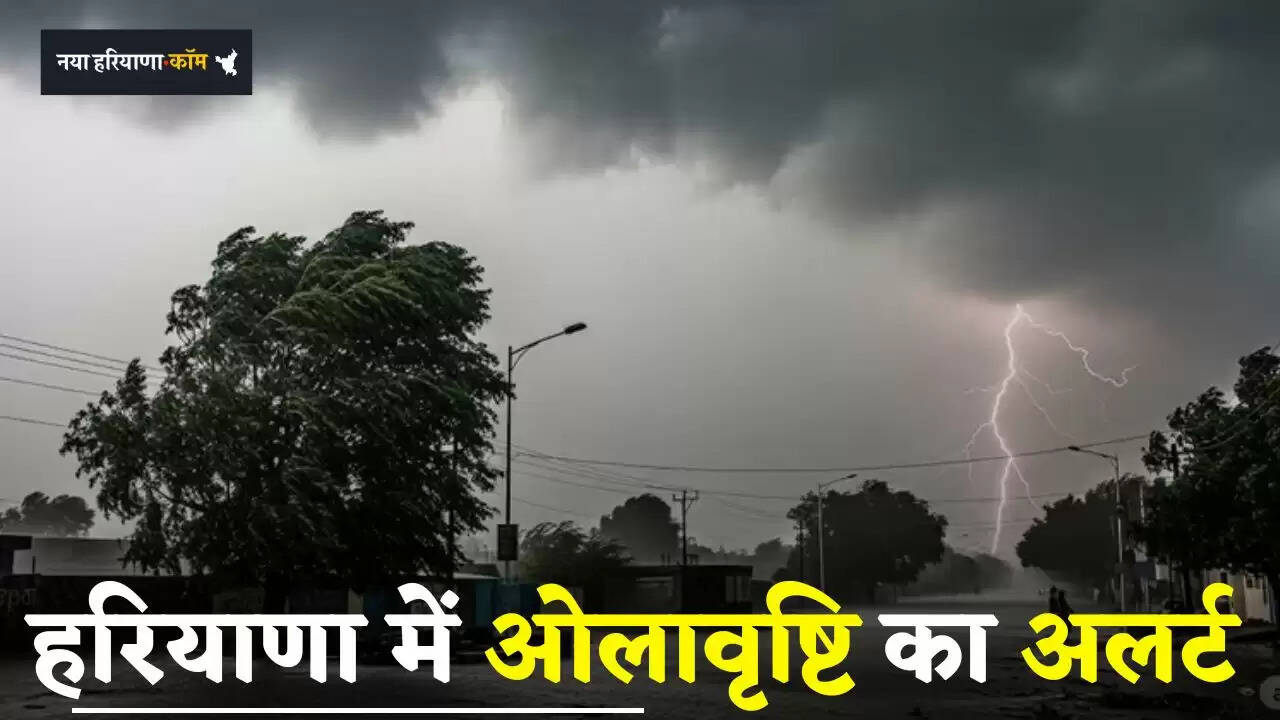Haryana Weather: हरियाणा के इन जिलों में ओलावृष्टि का अलर्ट, देखें मौसम की पूरी रिपोर्ट