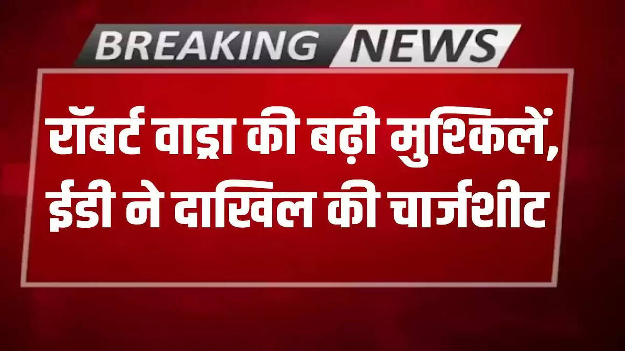 ED files chargesheet against 11 including Robert Vadra