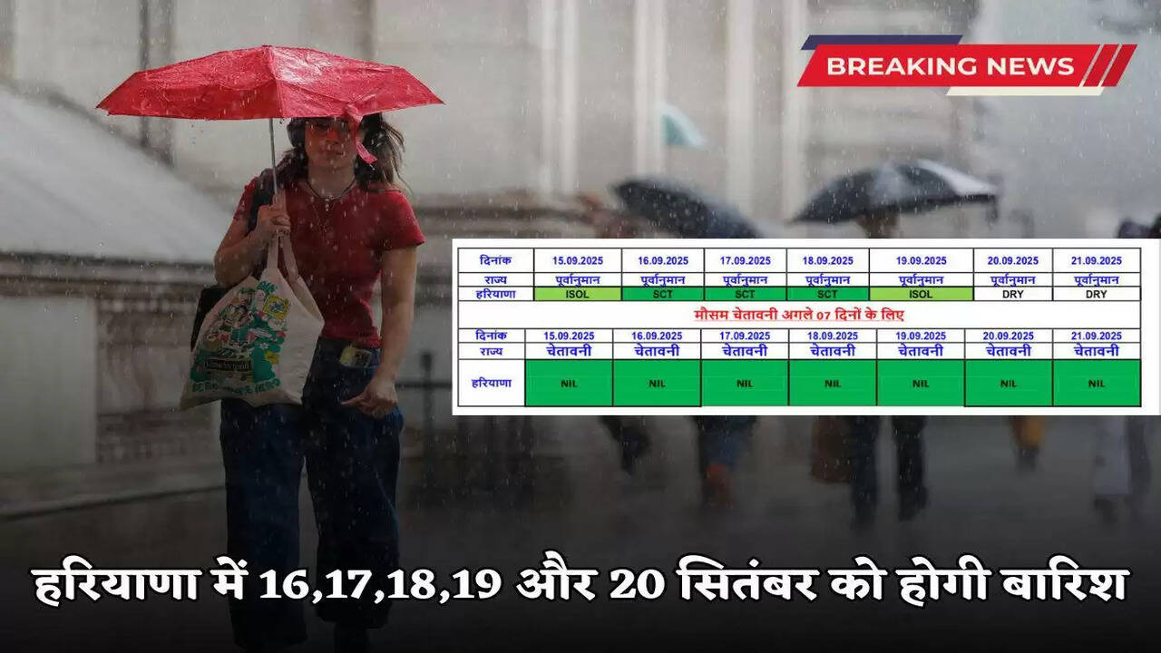 haryana weather update