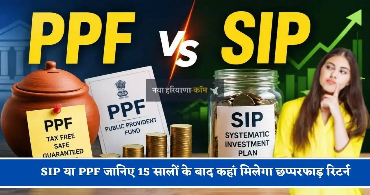 &nbsp;SIP या PPF जानिए 15 सालों के बाद कहां मिलेगा छप्परफाड़ रिटर्न, यहां मिलेगी पूरी जानकारी&nbsp;