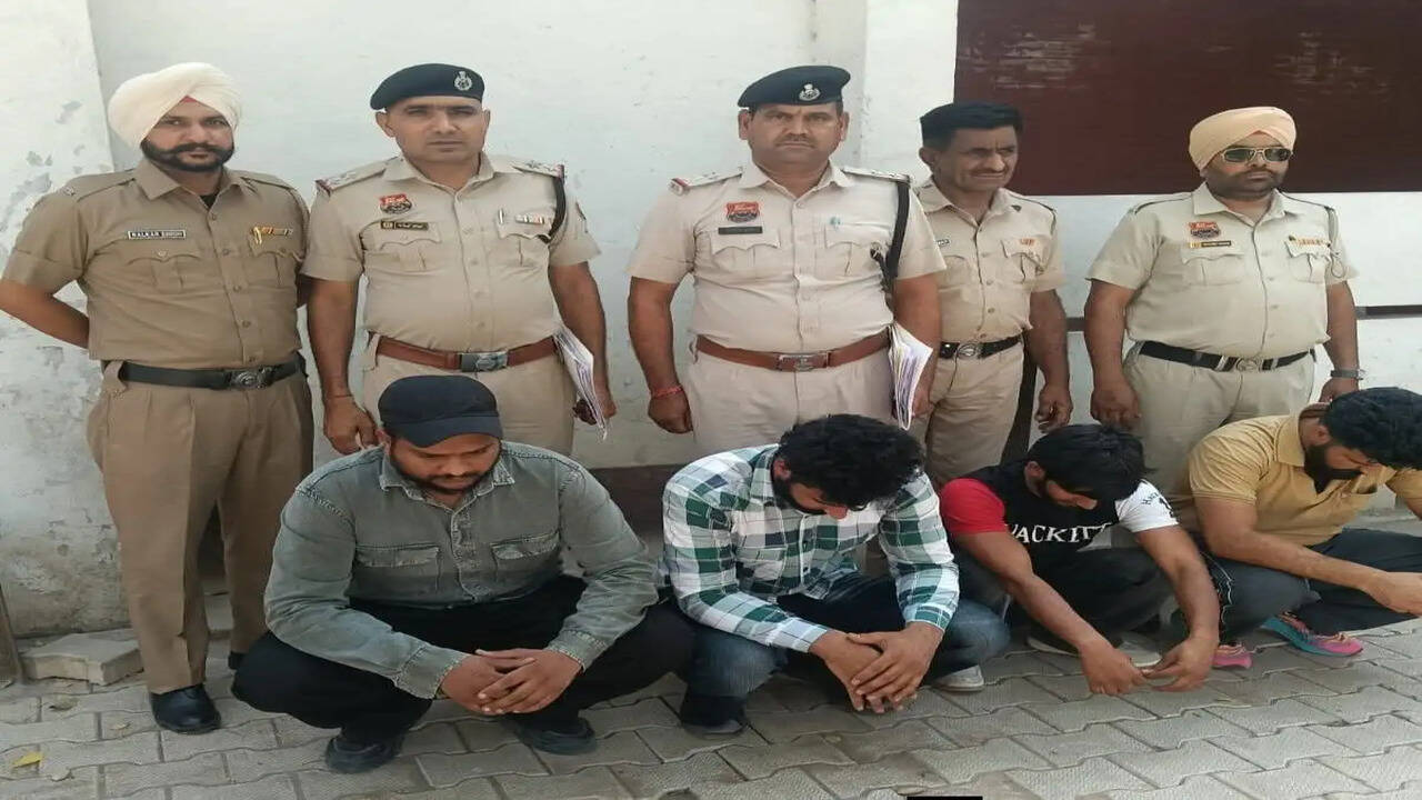 सिरसा हुड्डा सेक्टर-19 में दहशत फैलाने वाले स्कॉर्पियो गैंग का पर्दाफाश ! 4 युवक गिरफ्तार, 9 कारतूस बरामद