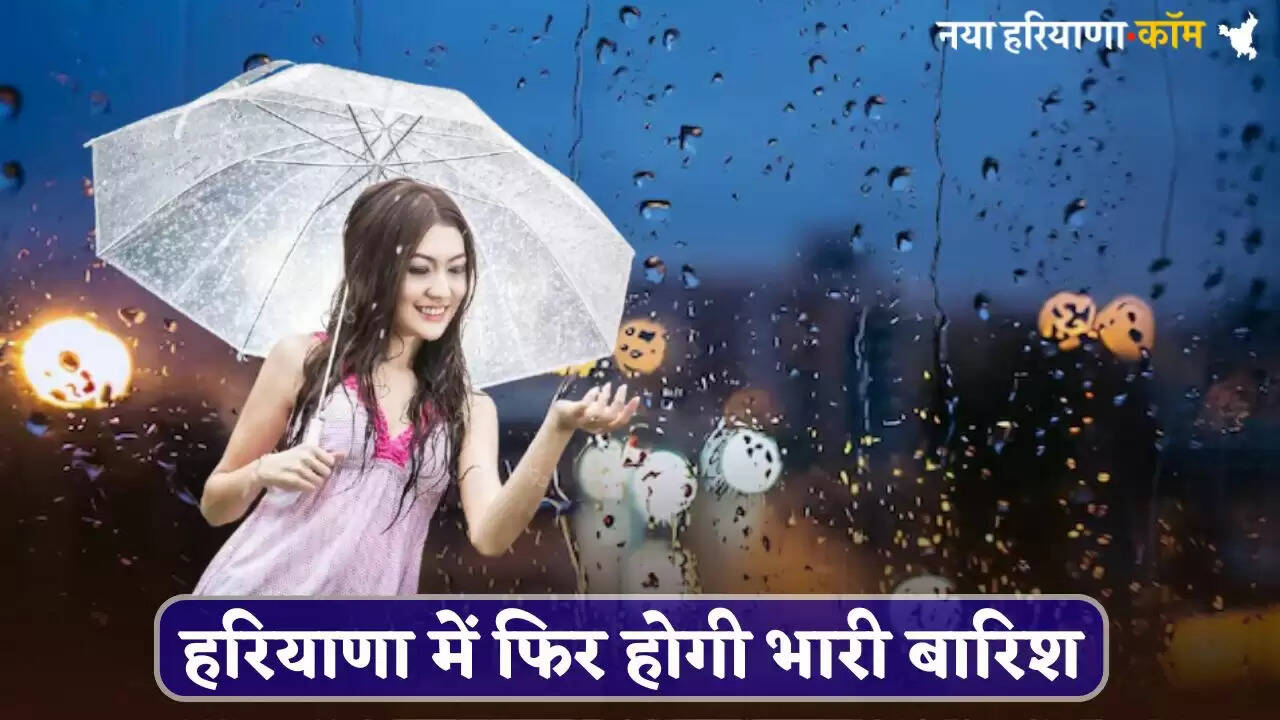 There will be heavy rain again in Haryana