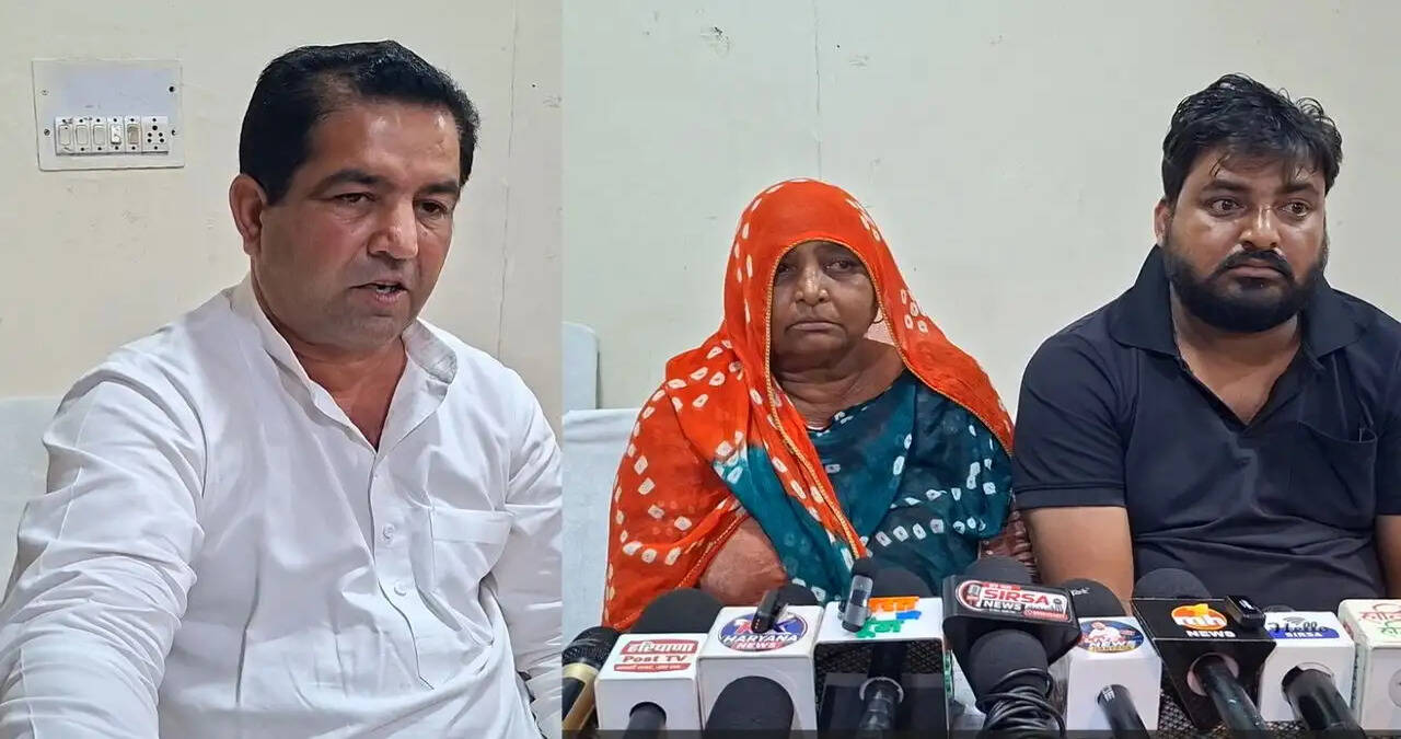 गांव माखोसरानी के सरपंच व कांग्रेस पार्टी की जिला अध्यक्ष के पति पर जमीन पर कब्जा करने के लगाए गंभीर आरोप&nbsp;