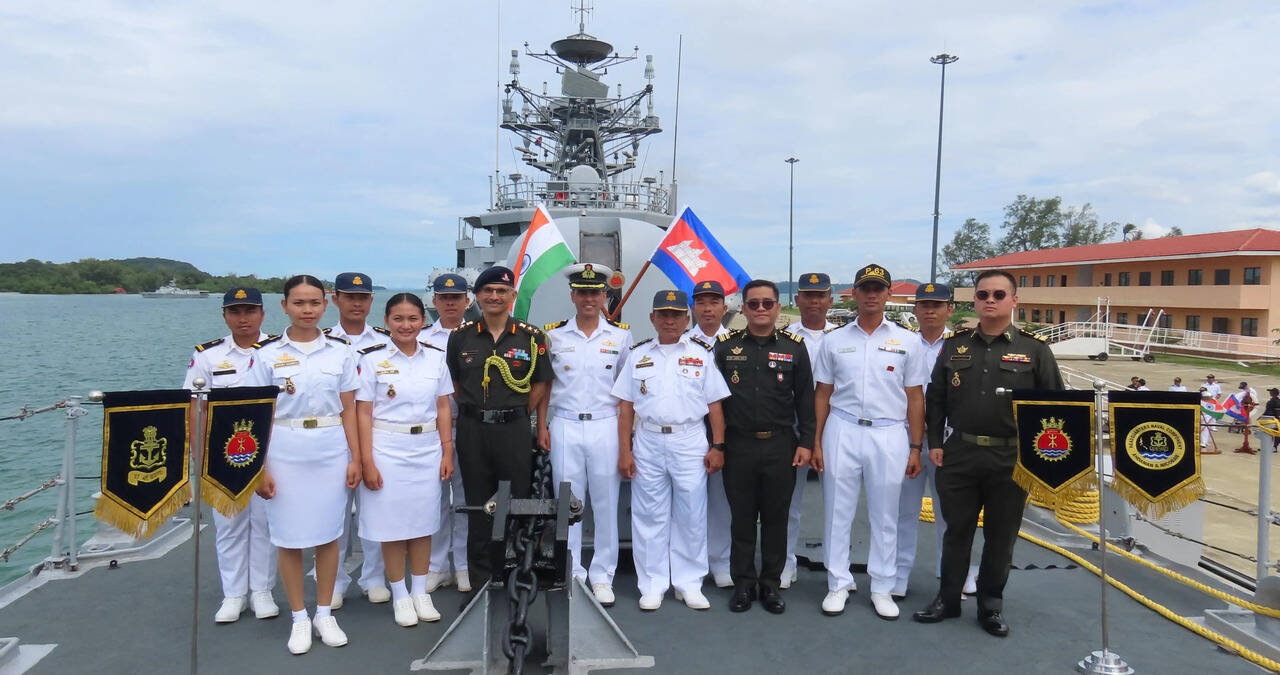 INS Kulish Arrives at Ream Naval Base, Strengthens India-Cambodia Maritime Engagement