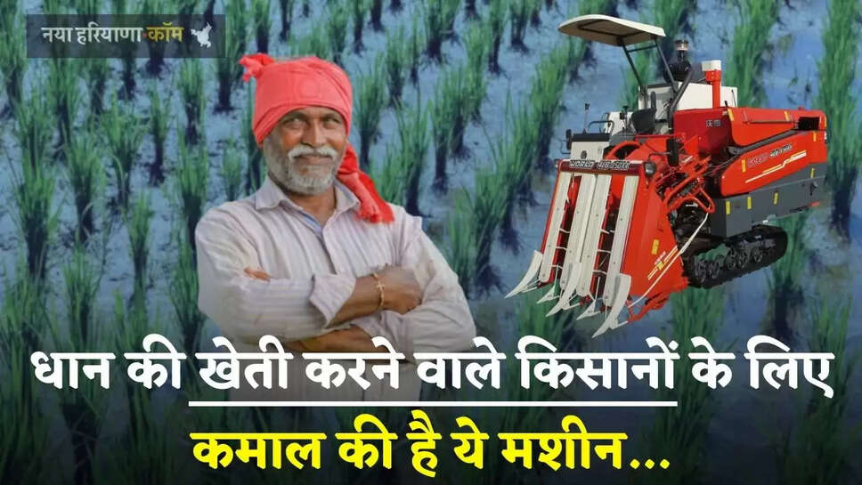 Haryana News: धान की खेती करने वाले किसानों के लिए कमाल की है ये मशीन, पानी से भरे खेत में भी ऐसे निकालेगी धान, जानें कितने में मिलेगी