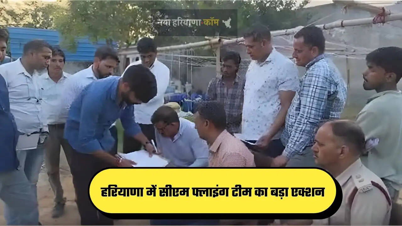 हरियाणा में सीएम फ्लाइंग टीम का बड़ा एक्शन, इन दो &nbsp;फैक्ट्रियों पर मारी रेड&nbsp;