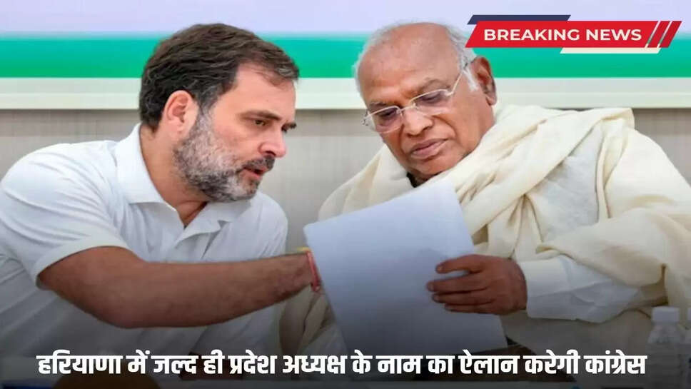 Congress will soon announce the name of the state president in Haryana