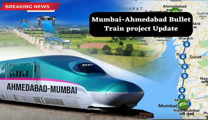 Mumbai-Ahmedabad Bullet Train project Update: मुंबई-अहमदाबाद बुलेट ट्रेन को लेकर आया बड़ा अपडेट, जमीन के नीचे खुला  5 किलोमीटर लंबा रास्ता, सुरंग निर्माण में मिली बड़ी सफलता