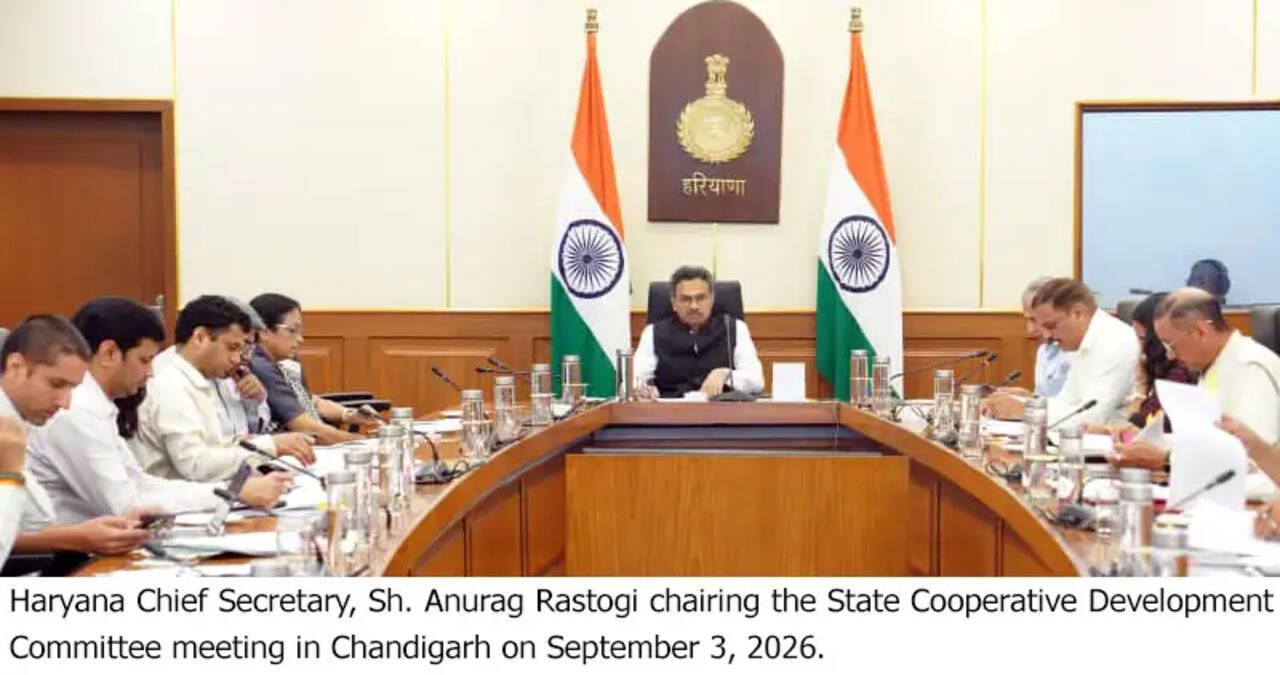 Haryana Chief Secretary various meetings