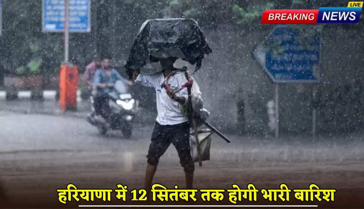 There will be heavy rain in Haryana till September 12