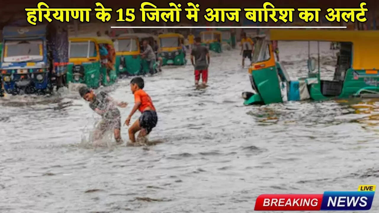 Rain alert in 15 districts of Haryana today