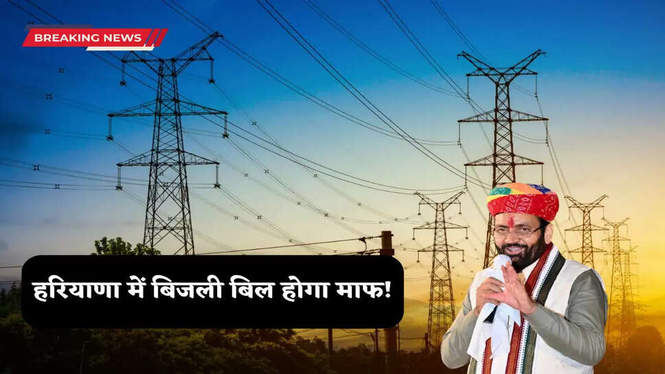 Haryana Bijli bill maaf