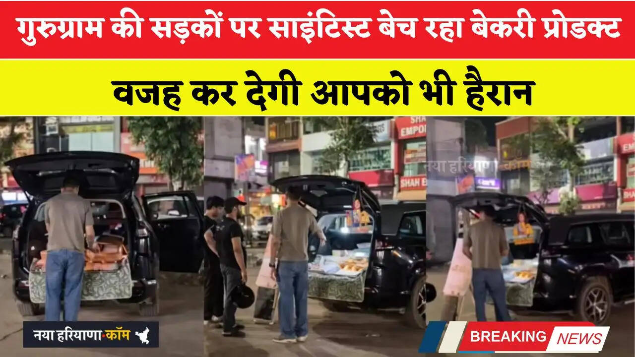 गुरुग्राम की सड़कों पर जर्मनी से लौटा साइंटिस्ट लग्जरी कार में बेच रहा बेकरी प्रोडक्ट, वजह कर देगी आपको भी हैरान