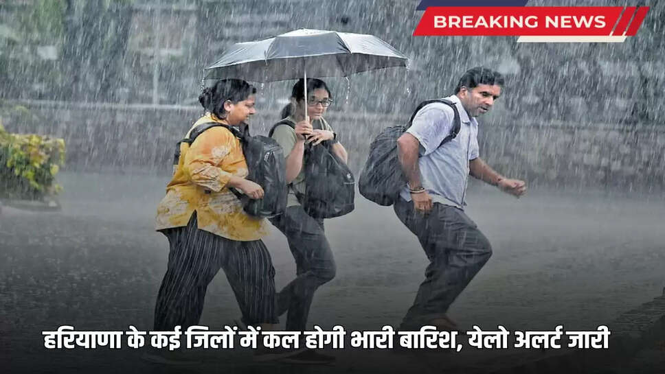 There will be heavy rain in Haryana till August 11