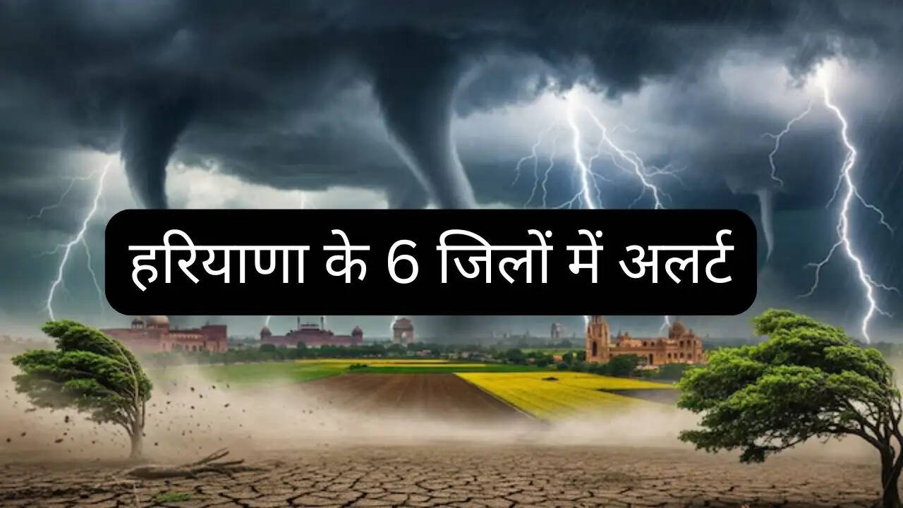 हरियाणा के इन 3 जिलों में बारिश, 6 जिलों में मौसम विभाग का ऑरेंज अलर्ट