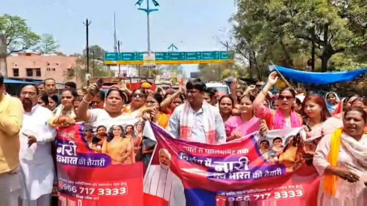 जिले में नारी शक्ति वंदन अधिनियम पर निकाली जाएगी पदयात्रा