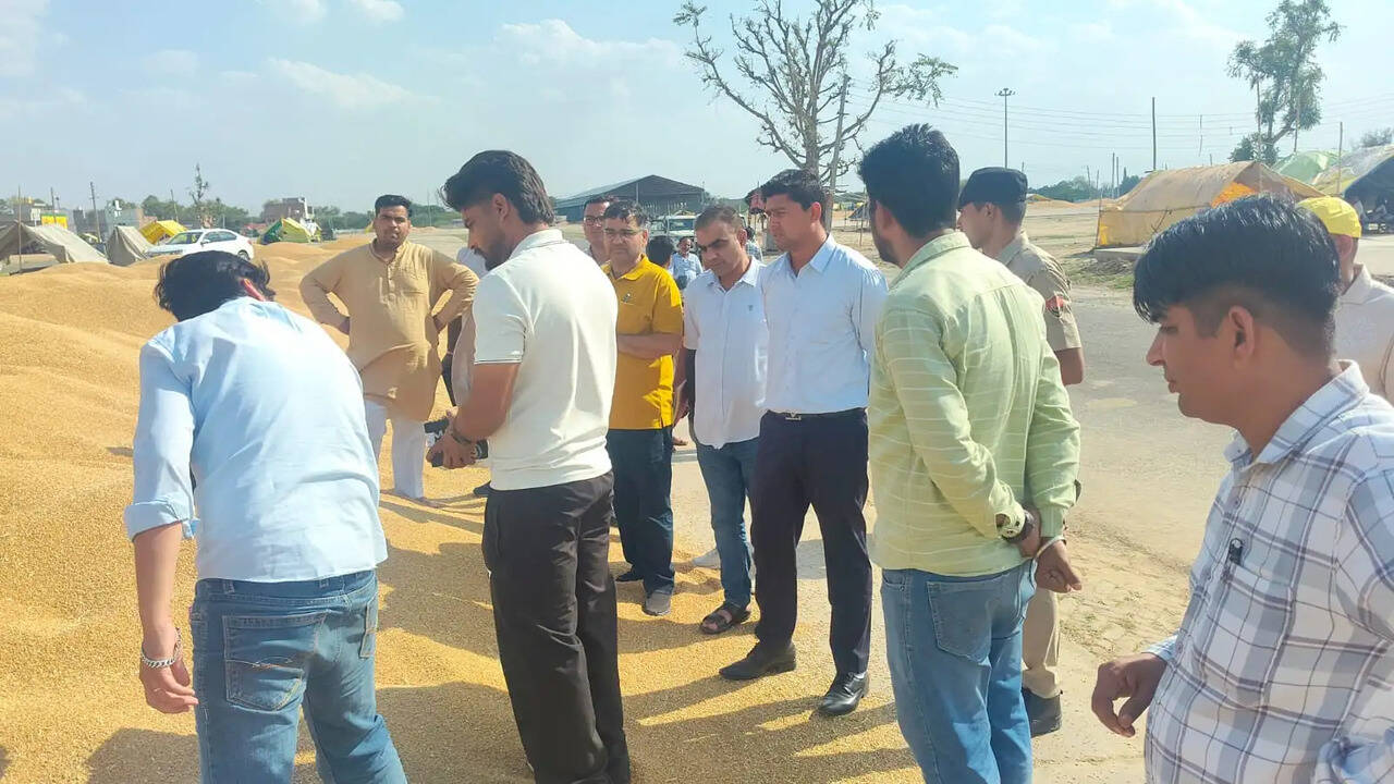 &nbsp;एसडीएम ने किया अनाजमंडी में खरीद व्यवस्थाओं का निरीक्षण