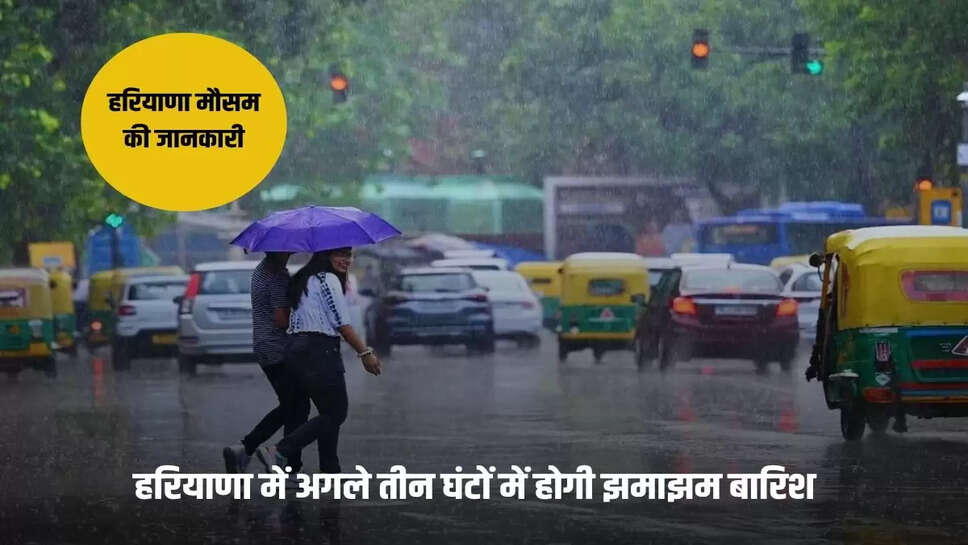 There will be rain in Haryana in the next three hours