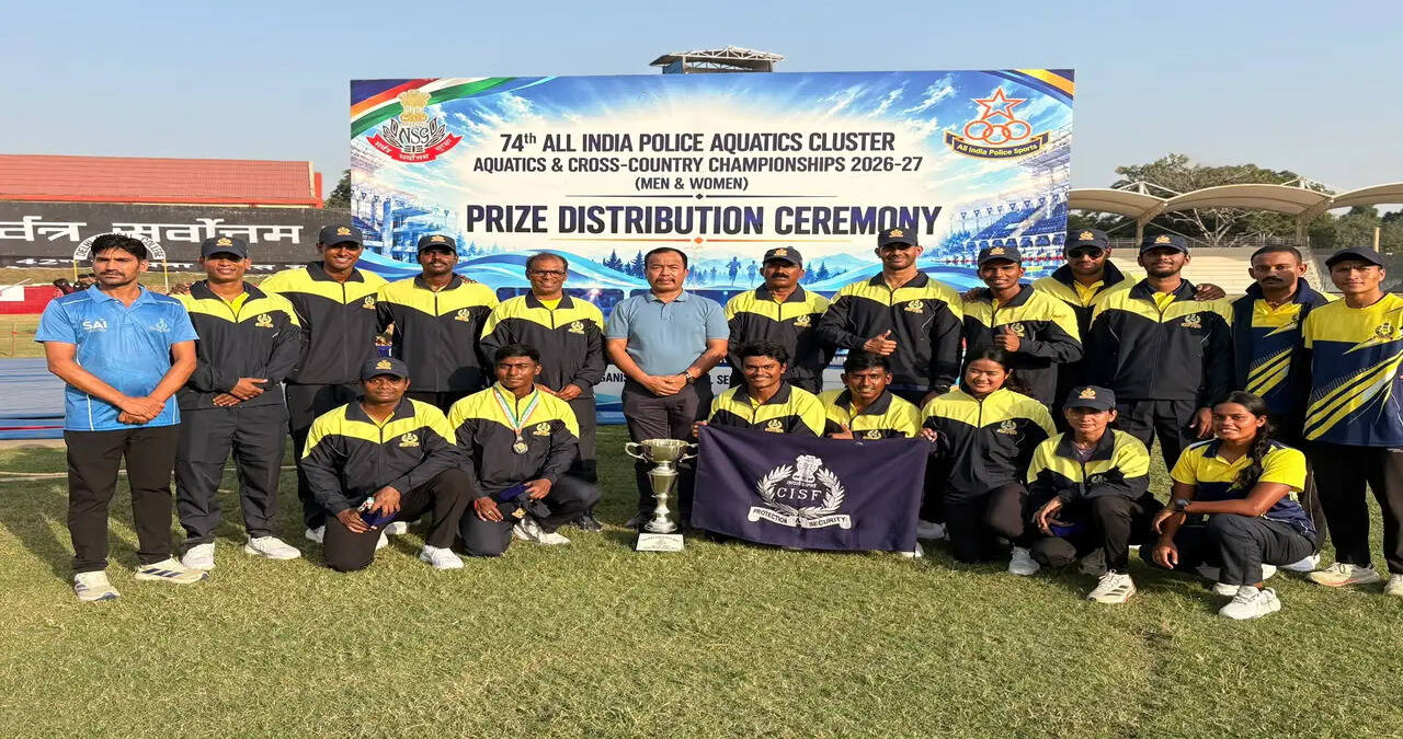 &nbsp;*74वें ऑल इंडिया पुलिस एक्वाटिक क्लस्टर, एनएसजी मानेसर में सीआईएसएफ ने जीता पुरुषों का तैराकी खिताब*